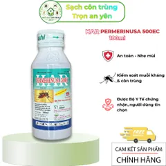 Har Permerinusa 500EC chai 100ml – kiểm soát và xử lý muỗi và côn trùng kháng nhanh chóng