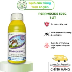 Permecide 50ec 1 lít, kiểm soát ruồi muỗi, côn trùng, hạ gục nhanh chóng với 50% permethrin 848221