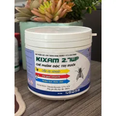 Hũ Kixam 2.7WP 400g – Chế phẩm hỗ trợ kiểm soát ruồi & nhặng trong khu vực sinh hoạt, hạ gục nhanh 848228