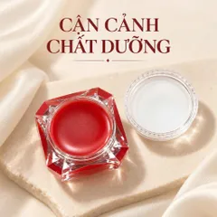 Kem dưỡng môi kích màu sau xăm 5g màu đỏ dạng hộp vuông