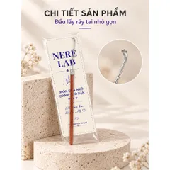 Cây Lấy Ráy Tai Cán Gỗ, Đầu Kim Loại Nhỏ Gọn