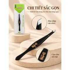 Nhíp Gắp Lucky Đầu Xéo Chính Xác – Dụng Cụ Nhổ Lông Mày, Lông Mặt Nhỏ Gọn Tiện Dụng