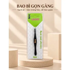 Nhíp Gắp Lucky Đầu Xéo Chính Xác – Dụng Cụ Nhổ Lông Mày, Lông Mặt Nhỏ Gọn Tiện Dụng