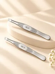 Nhíp Tỉa Chân Mày Đầu Vát MLN Thiết Kế Chắc Tay Dễ Thao Tác