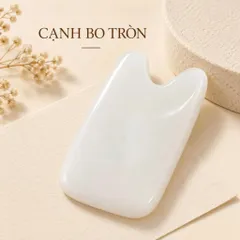 Đá thạch anh massage màu trắng dụng cụ massage mặt và cơ thể