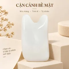 Đá thạch anh massage màu trắng dụng cụ massage mặt và cơ thể