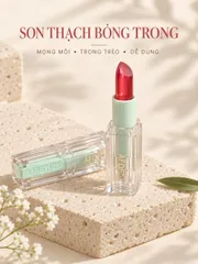 Son Lipstick Màu Xanh Mint Vỏ Trong Suốt – Son Môi Dạng Thỏi