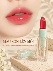Son Lipstick Màu Xanh Mint Vỏ Trong Suốt – Son Môi Dạng Thỏi