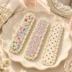 Băng Đô Dán Tóc Viền Ren Phong Cách Hàn Quốc, Miếng Dán Giữ Tóc Mái Khi Rửa Mặt Trang Điểm – Giao Họa Tiết Ngẫu Nhiên