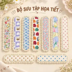 Băng Đô Dán Tóc Viền Ren Phong Cách Hàn Quốc, Miếng Dán Giữ Tóc Mái Khi Rửa Mặt Trang Điểm – Giao Họa Tiết Ngẫu Nhiên