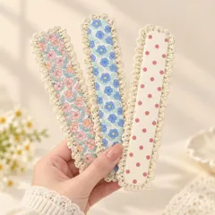 Băng Đô Dán Tóc Viền Ren Phong Cách Hàn Quốc, Miếng Dán Giữ Tóc Mái Khi Rửa Mặt Trang Điểm – Giao Họa Tiết Ngẫu Nhiên