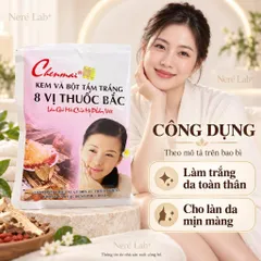 Kem Và Bột Tắm Trắng Chenmai 8 Vị Thuốc Bắc 150g – Chăm Sóc Da Toàn Thân