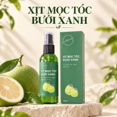 Xịt Mọc Tóc Bưởi Xanh 100ml – Xịt Dưỡng Tóc Tinh Dầu Vỏ Bưởi, Hoa Bưởi