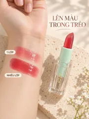 Son Môi Lipstick Dạng Thỏi Vỏ Trong Suốt – Thiết Kế Xanh Mint