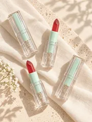 Son Môi Lipstick Dạng Thỏi Vỏ Trong Suốt – Thiết Kế Xanh Mint