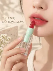 Son Môi Lipstick Dạng Thỏi Vỏ Trong Suốt – Thiết Kế Xanh Mint