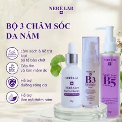 Combo Serum + Kem nám + Sữa rửa mặt Neré Lab - CHĂM SÓC DA NÁM
