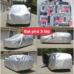 Bạt phủ xe VinFast Limo Green tráng nhôm cao cấp – Chống nắng nóng, chống nước, bảo vệ xe toàn diện