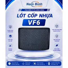 Lót Cốp Nhựa VinFast VF6 2023-2025 | Chống Nước 100% - Chống Bẩn, Chuẩn Form Theo Xe