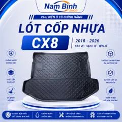 Lót cốp nhựa Mazda CX-8 2019-2026 | Chống trầy xước, chống nước, chuẩn form