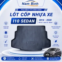 Lót Cốp Xe i10 Sedan 2014-2020 Nhựa Dẻo Cao Cấp | Bảo Vệ Cốp Xe, Chống Trầy Xước, Chống Thấm