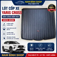 Lót Cốp Xe Yaris Cross Bản Xăng Điện HEV 2023-2026 Nhựa Dẻo Cao Cấp Chuẩn Form