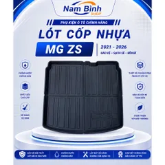 Lót cốp nhựa xe MG ZS 2019-2026 | Thảm cốp chống nước, chống trầy, chuẩn form