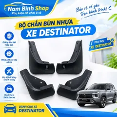Bộ Chắn Bùn Mitsubishi Destinator 2025-2026 | Nhựa Dẻo Chống Bùn Đất | Lắp Chuẩn Form Theo Xe