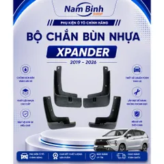 Bộ chắn bùn Mitsubishi Xpander 2019-2026 | Chống bùn đất, bảo vệ gầm xe | Không dùng cho Xpander Cross