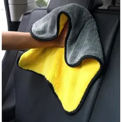 KHĂN MICROFIBER 2 LỚP LAU XE Ô TÔ, NHÀ CỬA CHUYÊN DỤNG loại 30cm x 60cm, 30cm x 30cm.
