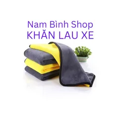 KHĂN MICROFIBER 2 LỚP LAU XE Ô TÔ, NHÀ CỬA CHUYÊN DỤNG loại 30cm x 60cm, 30cm x 30cm.