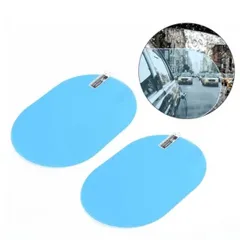 Bộ 2 miếng dán chống bám nước gương chiếu hậu xe hơi - Oval