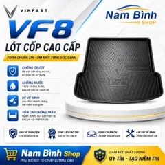 Lót cốp nhựa xe Vinfast VF8 | Thảm cốp chống trầy xước, chống nước, dễ vệ sinh