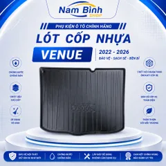 Lót Cốp Xe Hyundai Venue 2022-2026 Nhựa Dẻo Chuẩn Form Chống Bẩn