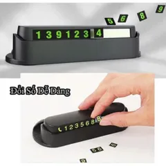 Bảng số điện thoại cho ô tô loại nhựa 4 dãy số