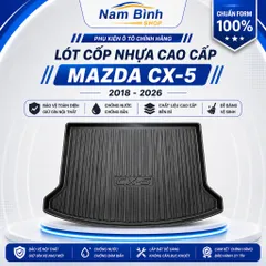 Khay Lót Cốp CX5 2018-2026 | Thảm Cốp Nhựa Chống Nước, Không Mùi, Chuẩn Form