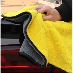 KHĂN MICROFIBER 2 LỚP LAU XE Ô TÔ, NHÀ CỬA CHUYÊN DỤNG loại 30cm x 60cm, 30cm x 30cm.