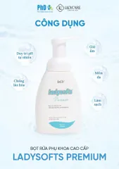 [CHÍNH HÃNG] Bọt Vệ Sinh Phụ Nữ Ladysofts Premium (Chai 250ml)