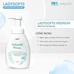 [CHÍNH HÃNG] Bọt Vệ Sinh Phụ Nữ Ladysofts Premium (Chai 250ml)