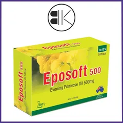 [CHÍNH HÃNG] Viên Uống Tinh Dầu Hoa Anh Thảo Eposoft 500 (Hộp 30 Viên)