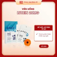 [CHÍNH HÃNG] Viên Uống Bổ Mắt LUTEIN Nhật Bản – Giảm Mỏi Mắt, Bảo Vệ Thị Lực Trước Ánh Sáng Xanh (Hộp 30 Viên)