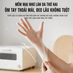 [HỘP 100] Găng tay cao su PVC Uyiku Nhật Bản siêu dai đa năng cao cấp
