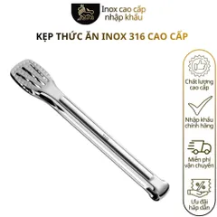 Kẹp thức ăn inox 316 cao cấp nhập khẩu chống trượt 29cm