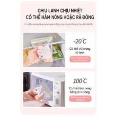 Túi Zipper đựng thực phẩm UYIKU Nhật Bản 3 size S M L chính hãng