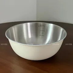 Âu trộn inox 304 cao cấp Uyiku đa năng có vạch chia dung tích size 19/22/24 cm