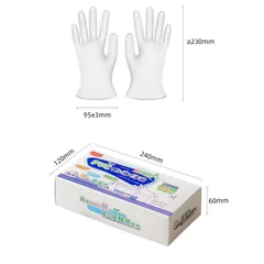 [HỘP 100] Găng tay cao su PVC Uyiku Nhật Bản siêu dai đa năng cao cấp