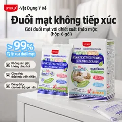 Túi thảo mộc đuổi bọ ve, bọ mạt, rệp giường Uyiku Nhật Bản 6 gói/hộp