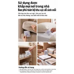 Túi thảo mộc đuổi bọ ve, bọ mạt, rệp giường Uyiku Nhật Bản 6 gói/hộp