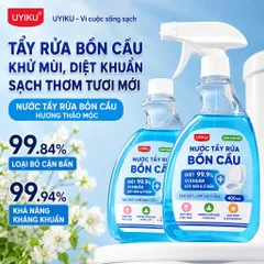Xịt tẩy bồn cầu Uyiku Nhật Bản hương thơm tươi mát chai 400ml
