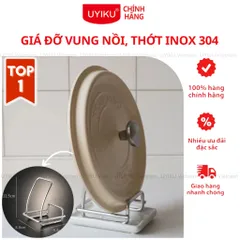 Giá đỡ vung nồi, thớt Uyiku inox 304 cao cấp chống trượt tiện lợi